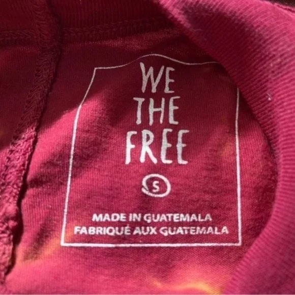 Free People We The Free | French Roast Oversized Cotton Tie Dye Tee, Small - Picture 4 of 8